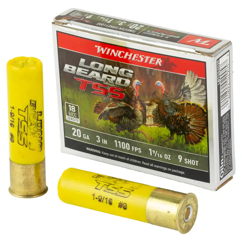 Winchester Long Beard TSS 20 Gauge 3" #9 Shot 5/50 Pack