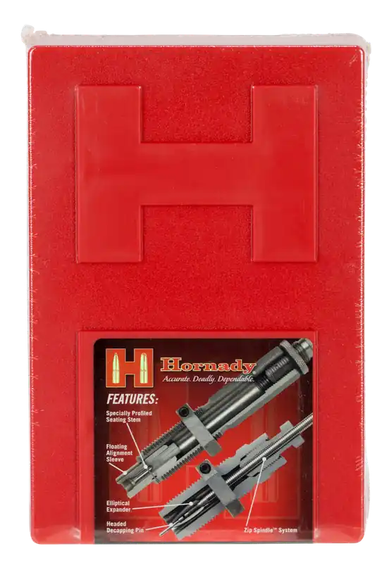 Hornady Custom Grade 2-Die Set for 25-06 Remington - Sizing & Seater Included