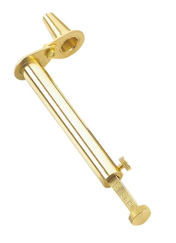 Adjustable Brass Powder Measure with 5-125 GR Capacity - Traditions A1204