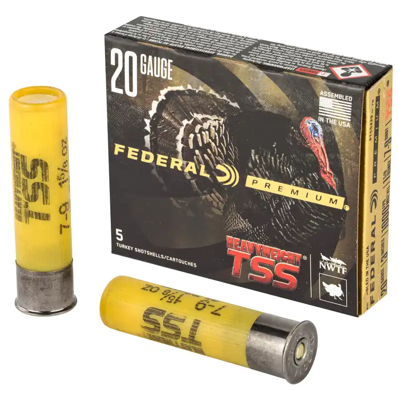 Federal Heavyweight TSS 20 Gauge 3" Shotgun Shells 7/9 Shot 5 Rounds per Box, 50 Boxes per Case