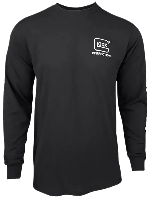 Glock AP96101 Black XL Long Sleeve Tee - Pre-Shrunk Cotton