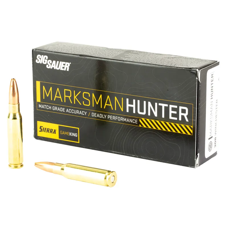 SIG AMMO .308 Winchester 165 Grain GameKing 20/200