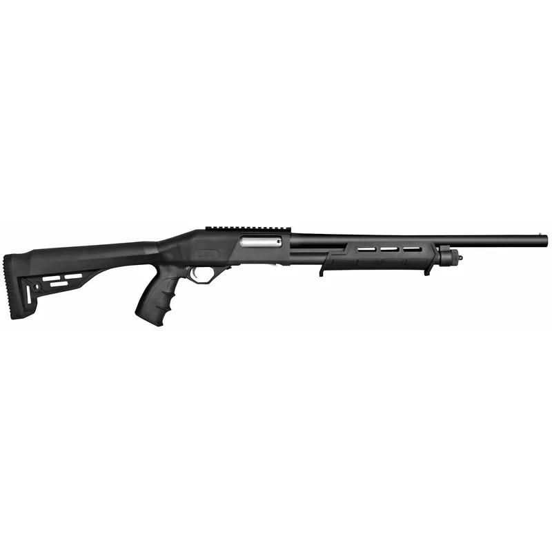 JTS X12PT 12-Gauge 18.5" Shotgun, 4-Round Capacity, Black Finish