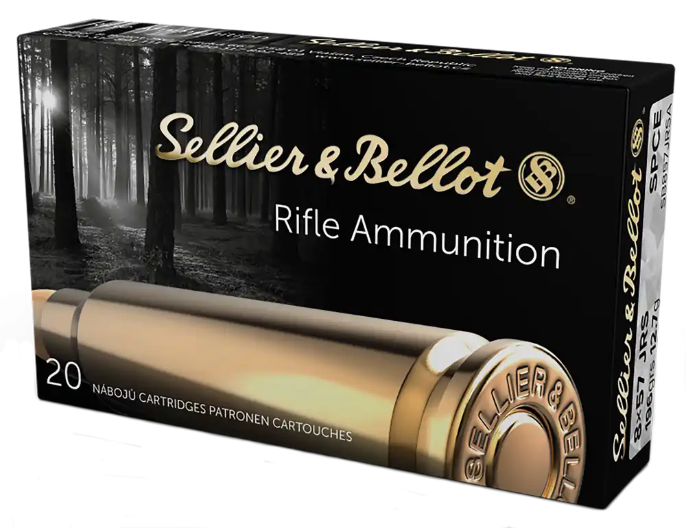 Sellier & Bellot 8mm Mauser 196gr Soft Point Rifle Ammo - 20 Rounds