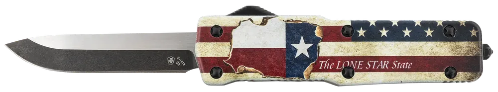 "Templar Knife SZTX321: Premium 3" OTF Drop Point with Patriotic Handle"