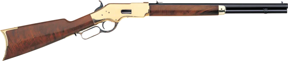 Taylors & Company 1866 .38 Special, 20" Blued Octagon Barrel, Brass Finish, Walnut Stock, 10+1 Capacity
