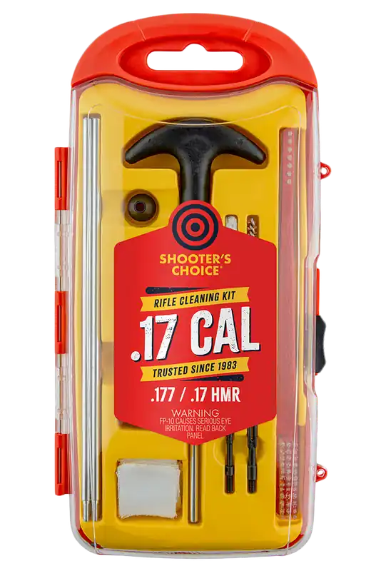 Rifle Cleaning Kit for 17 Caliber - Shooters Choice SHFSRK17