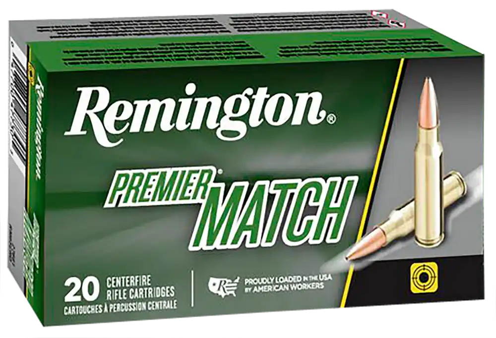Remington Premier Match .223 Rem 77gr Sierra MatchKing BTHP - 20 Rounds/Box, 10 Boxes/Case