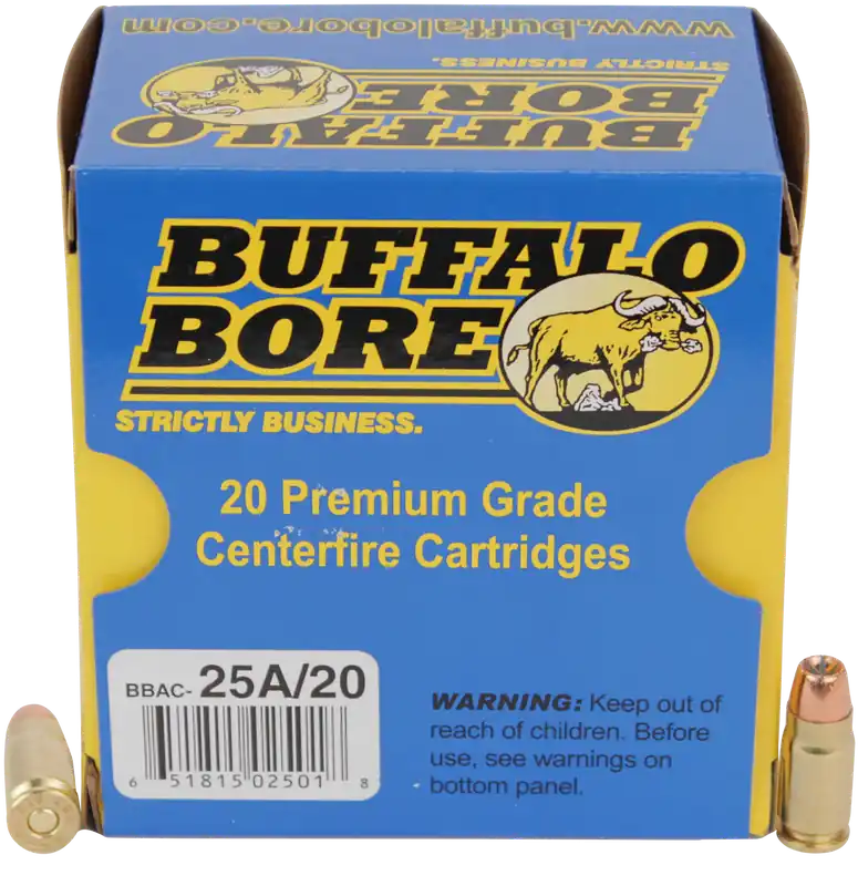 Buffalo Bore 357Sig 125gr JHP Ammo - 20 Rounds/Box