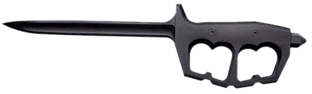 Cold Steel FGX Chaos 8" Fixed Blade Knife with Black Griv-Ex Handle