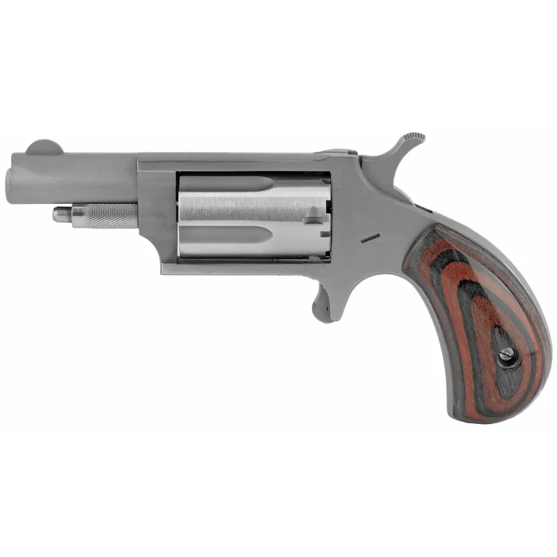 NAA Mini Revolver .22 WMR 1 5/8" Barrel 5-Round Fixed Sights Black & Rosewood
