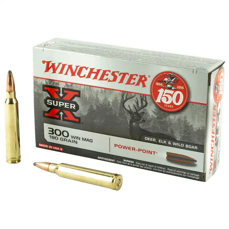 Winchester Super-X Power-Point .300 Win Mag 180 Grain Ammunition - 20 Rounds