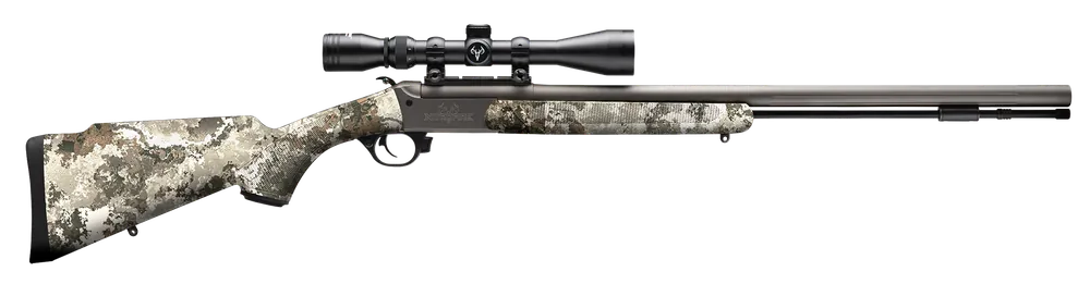 Traditions CR5-843304434 NitroFire VAPR 50 Cal Sniper Gray with Scope & Veil Alpine Stock