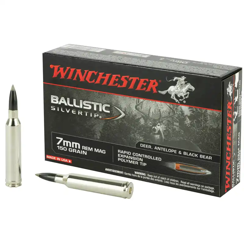 Winchester Ballistic Tip 7mm Remington 150gr Ammunition - 20 Rounds