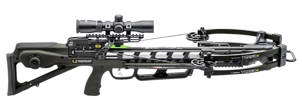 Tenpoint CB250201549 Turbox Crossbow, Moss Green, 230 lb Draw Weight, 33.25" Length