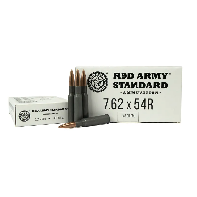 CENT Arms 7.62x54R 148gr FMJ Ammunition - 20 Rounds per Box, 620 Rounds per Case