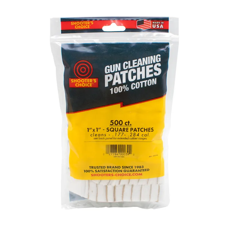 OTIS 1-Inch Square Cleaning Patches, 500 Count