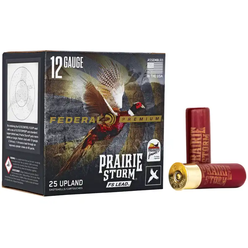 Federal Premium Storm 12 Gauge 3" #5 Lead Shot 25 Rounds