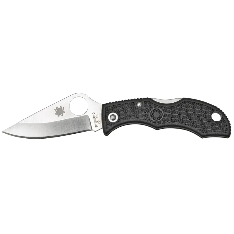 Spyderco Ladybug3 Black FRN Plain Edge Knife