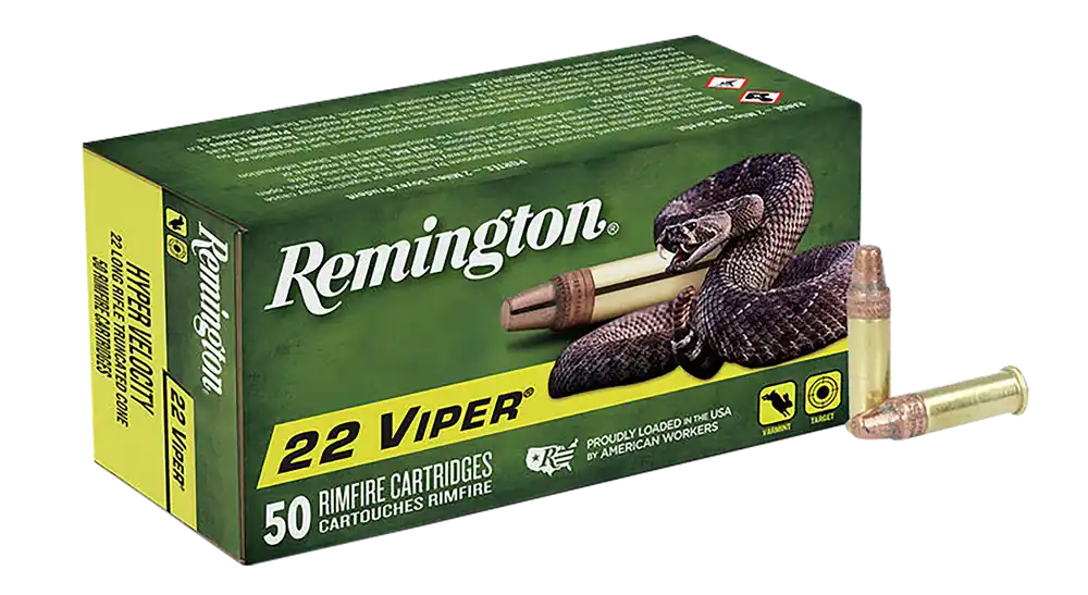 Remington Viper 22LR 36gr Rimfire Ammo - 50 Rounds per Box