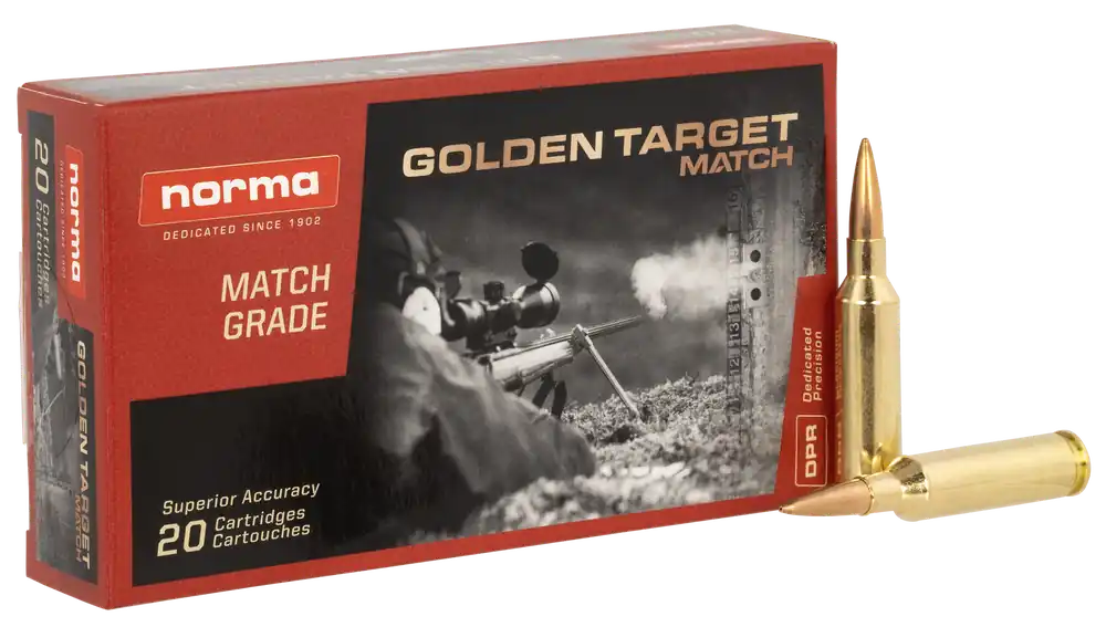Norma Precision 6mm Creedmoor 107gr HPBT Match Ammo - 20 Rounds