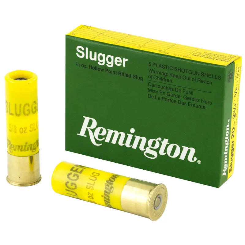Remington 20 Gauge 2.75" Hollow Point Shotgun Shells - 5 Rounds/250 Case