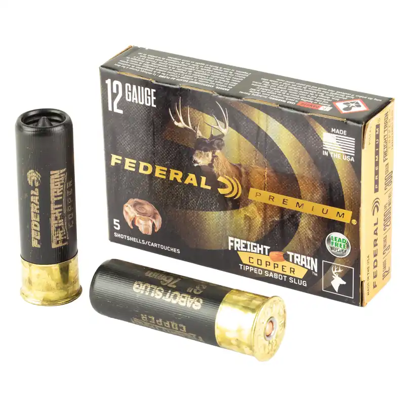 Federal Premium 12 Gauge 3" 300 Grain Slug Ammunition - 5 Rounds/Box