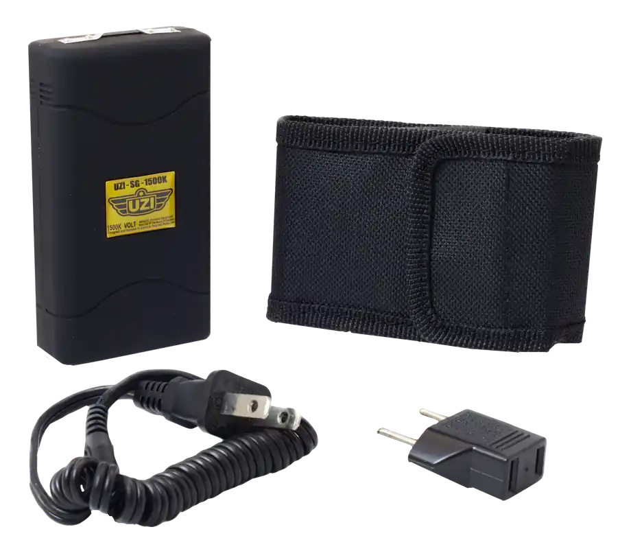 Uzi Accessories UZISG1500 Black Stun Gun