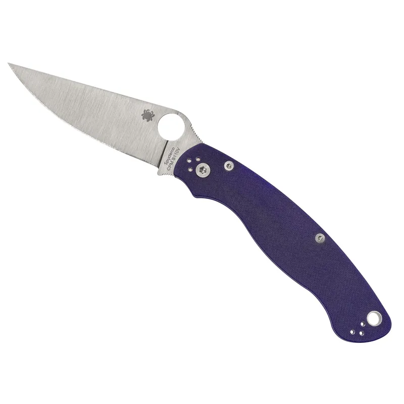 Spyderco Military 2 CPM S110V Dark Blue Knife