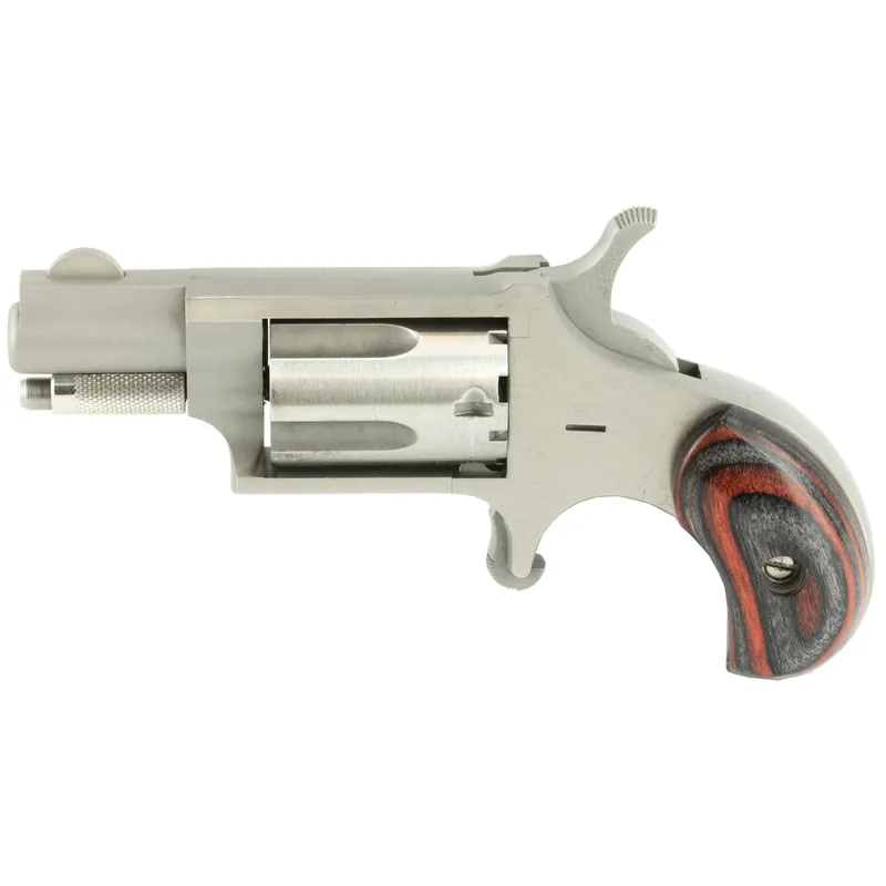 NAA Mini Revolver .22LR 1 1/8" 5-Round Red/Black