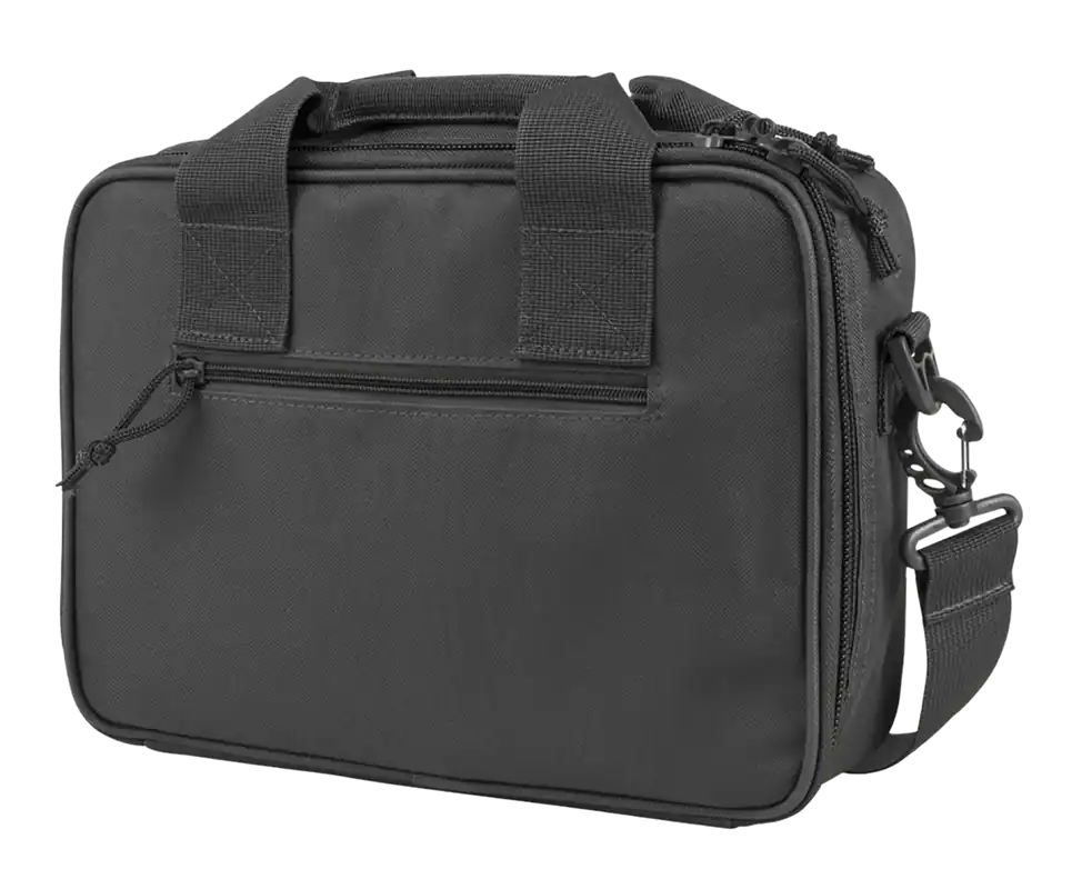 NcStar VISM Double Pistol Range Bag with Mag Pouches - Urban Gray