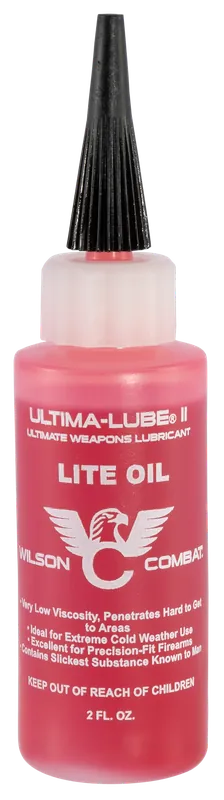 Wilson Combat Ultima-Lube II Lite Oil 2 oz Bottle for Wear Protection