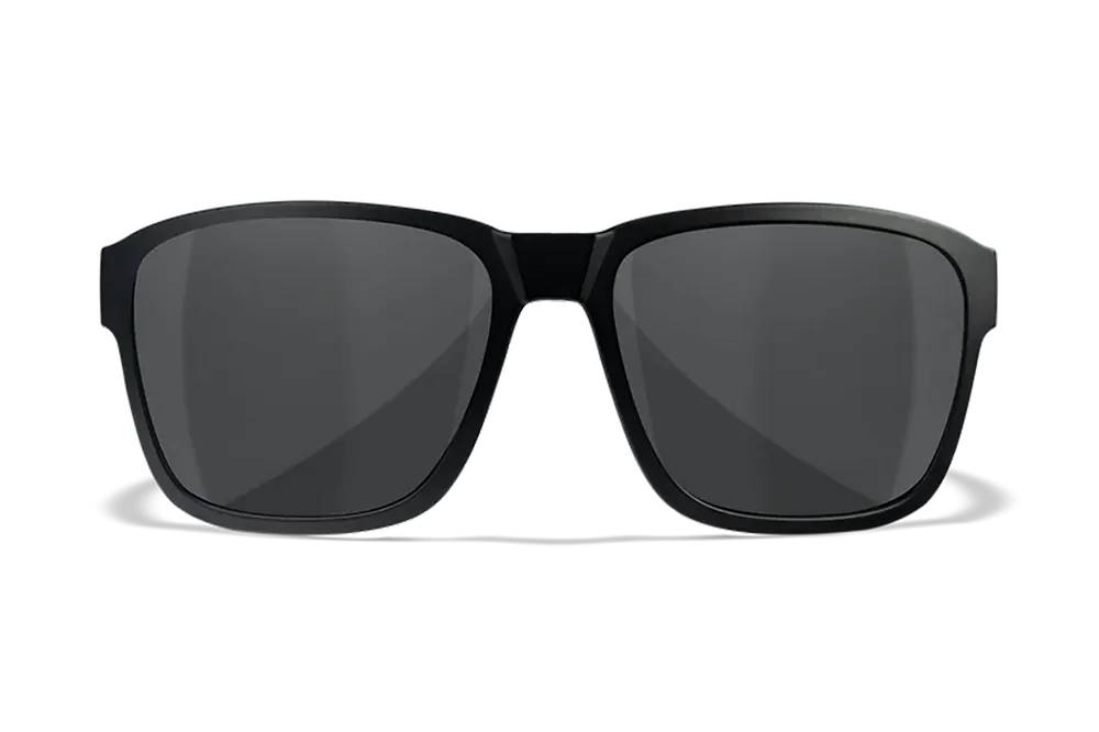 Wiley X Trek M/L Sunglasses - Smoke Gray Lens, Matte Black Frame