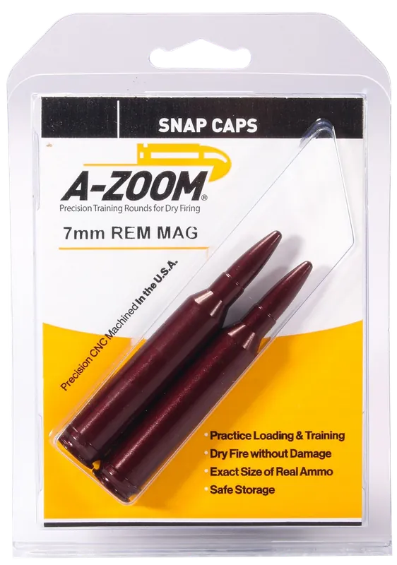 A-Zoom 12252 7mm Rem Mag Rifle Snap Caps - 2 Pack