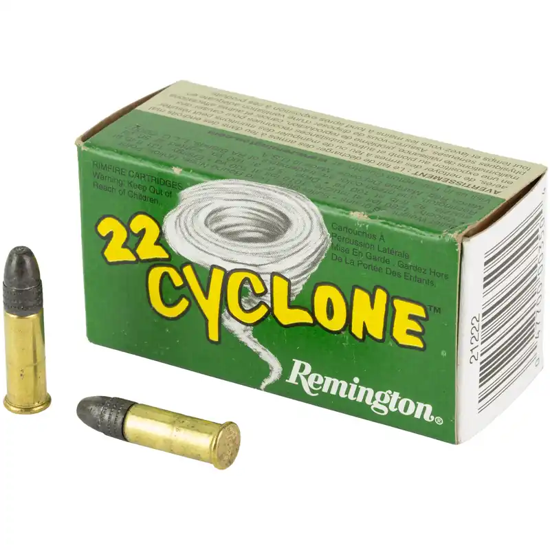 Remington Cyclone .22LR 36 Grain Hollow Point Ammunition - 50 Rounds/5000 Rounds Bulk Pack