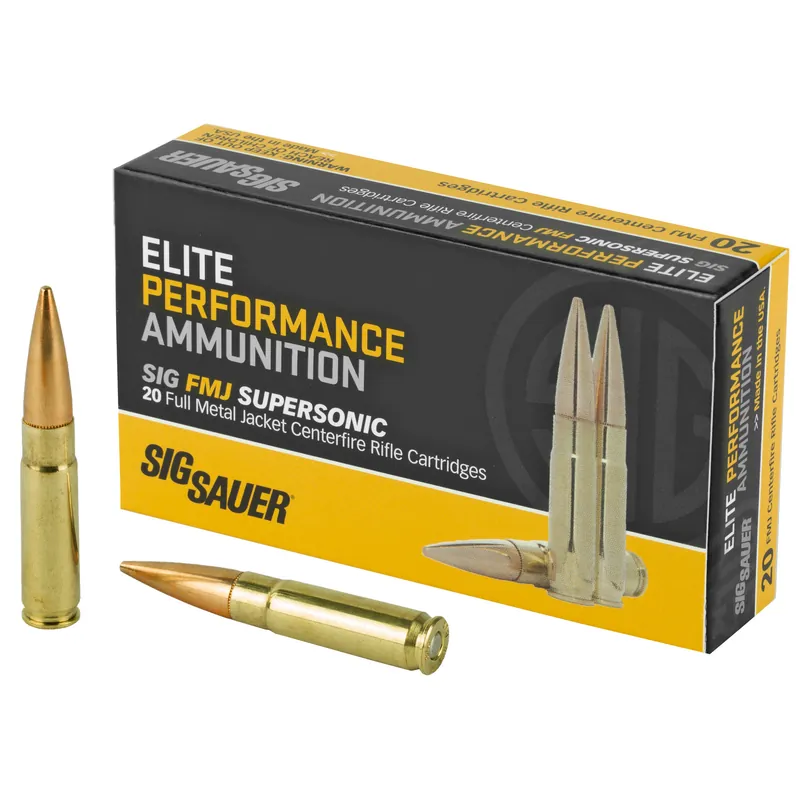 SIG AMMO 300 Blackout 125 Grain FMJ - 20 Rounds/500 Rounds