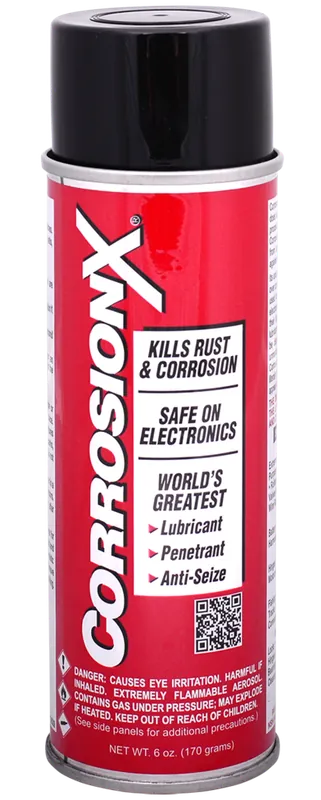 CorrosionX 90101 Aerosol: Cleans, Lubricates, Rust & Corrosion Prevention - 6 oz