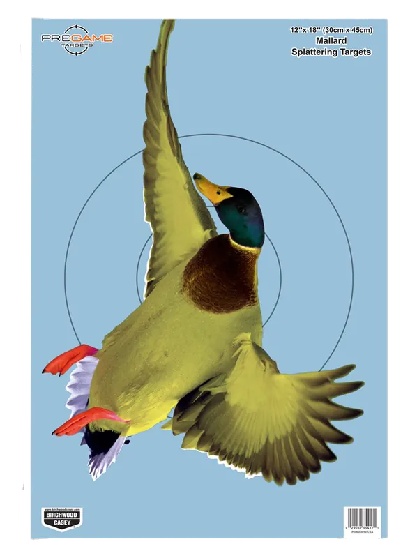 Birchwood Casey Pregame Duck Target 12"x18" - 8 Pack