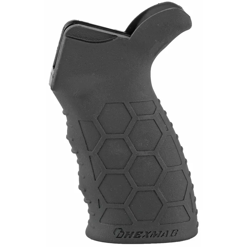 Tactical Black Rubber Grip by Hexmag