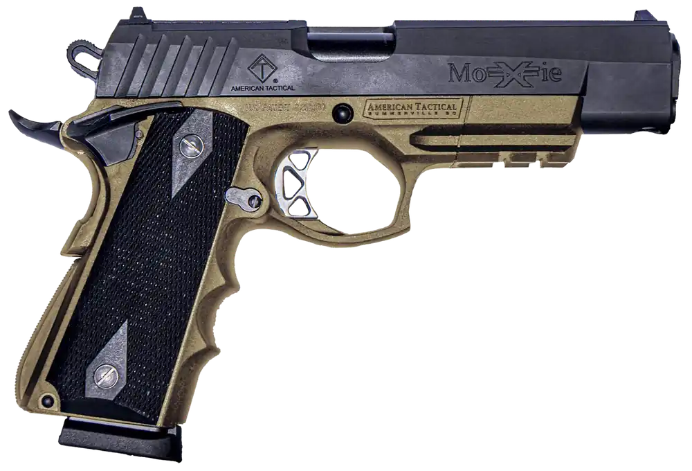 ATI GFXH45MCFDE FXH-45 Moxie 45 ACP Pistol with Black Nitride Barrel and FDE Frame