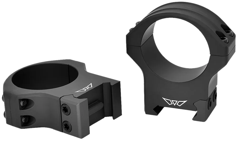 Warne Maxima 34mm Matte Black Steel Rings for Picatinny/Weaver Rails