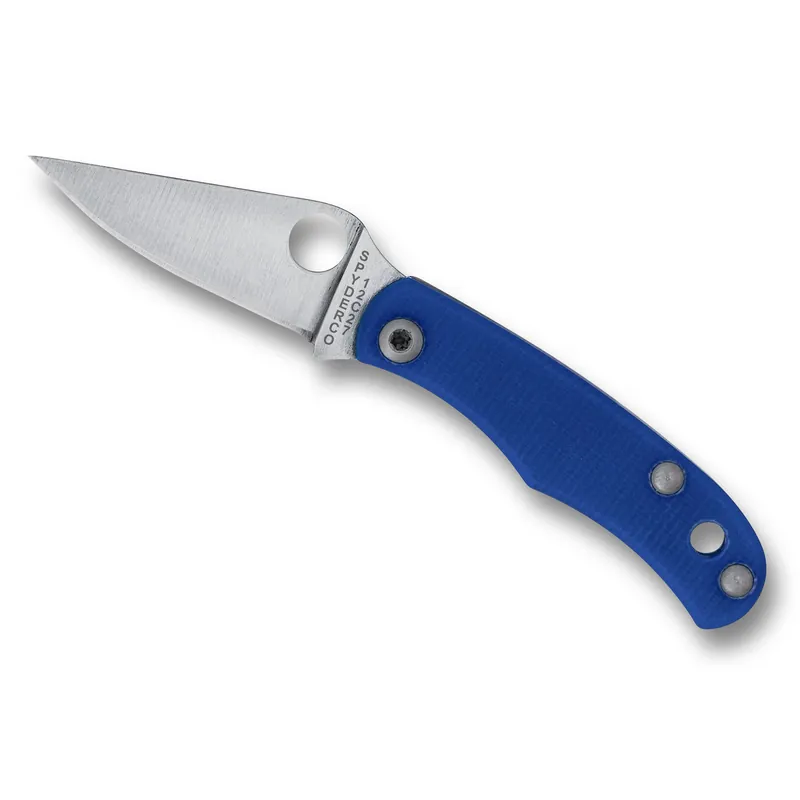 SPYDERCO BUG G-10 1.27" BLUE POCKET KNIFE