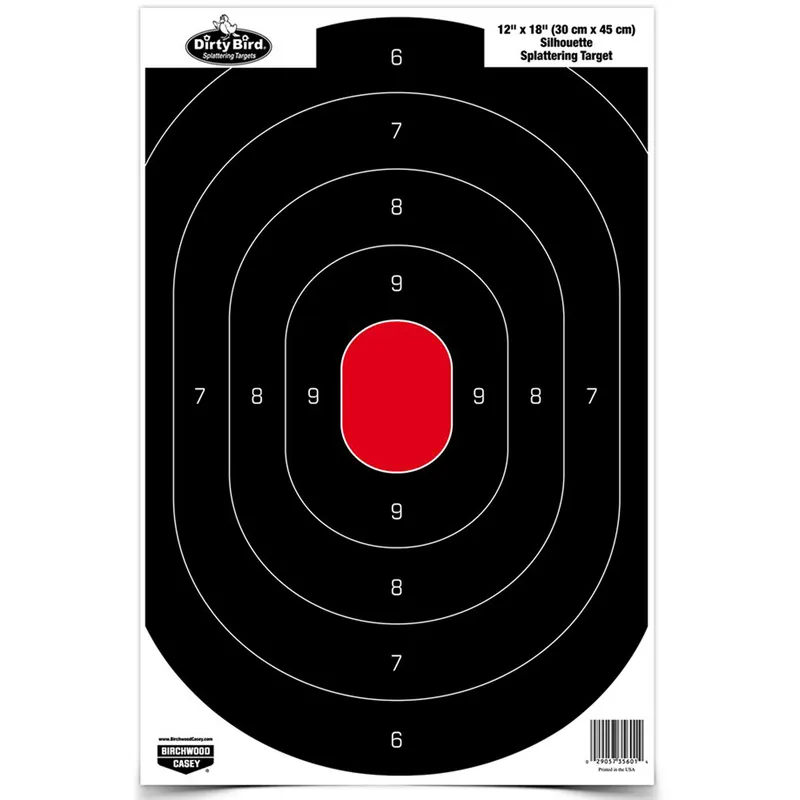 B/C Dirty Bird Silhouette Target 8-12x18