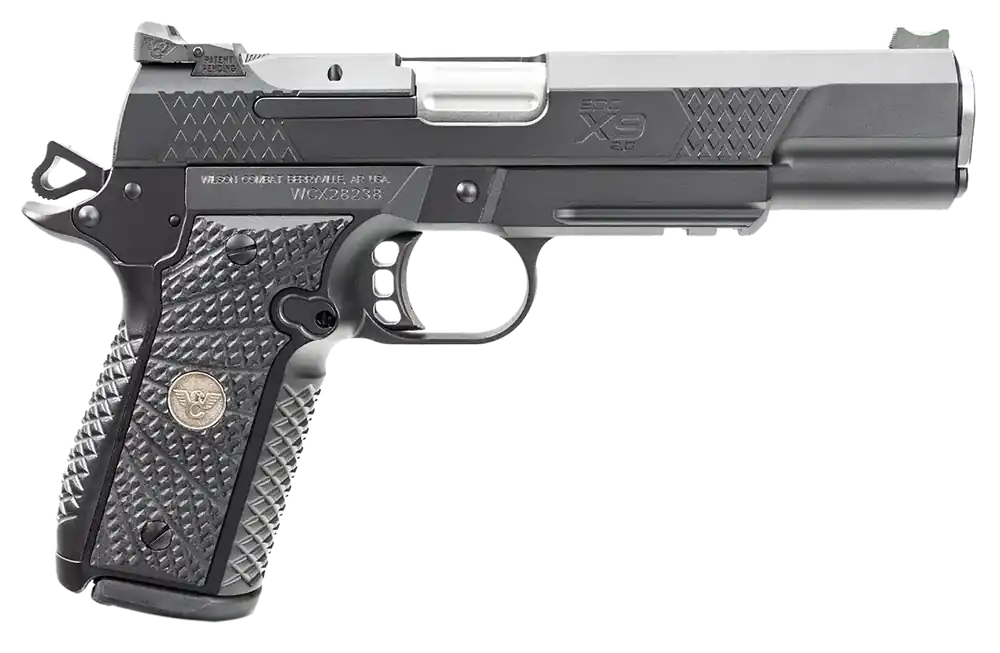 Wilson Combat EDC X9 2.0 Compact 9mm Pistol, 15+1 Capacity, 5" Barrel, Black Armor-Tuff Finish