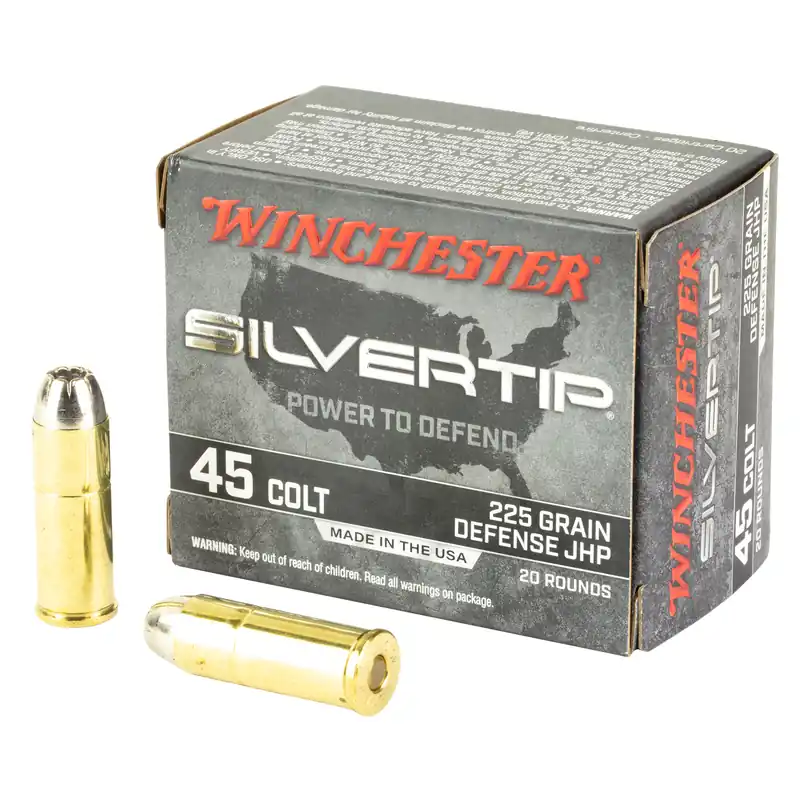 Winchester Silvertip .45 Colt 225 Grain JHP Ammunition - 20 Rounds