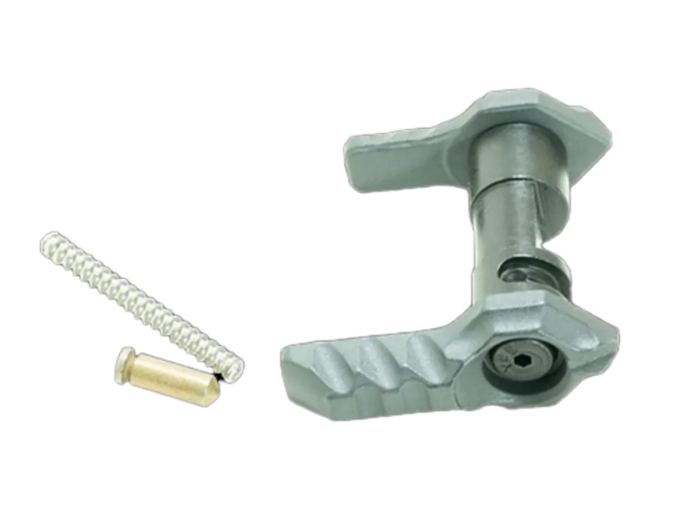 GAMBISSS Greyman Safety Selector by Timber Creek Outdoors - Stealth Aluminum Edition