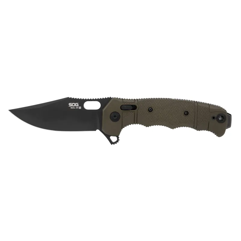 SOG SEAL XR TI GFN 4.3" Olive Drab Green/Gray