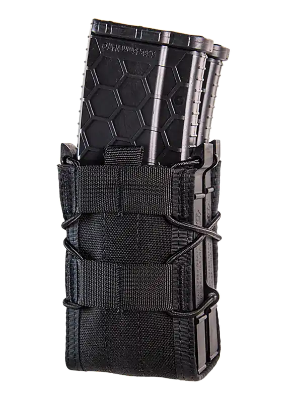 High Speed Gear TACO X2R Double Mag Pouch - Black Nylon MOLLE Mount