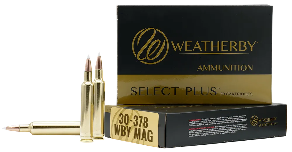 Weatherby Select Plus 30-378 Wthby Mag 180gr Barnes Tipped TSX Lead-Free Ammo