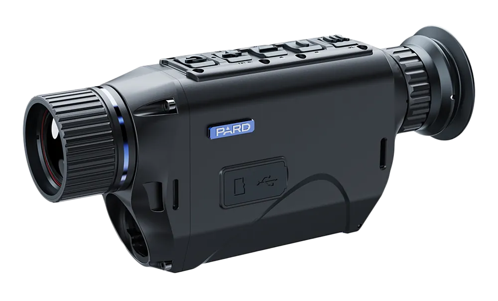 PARD TA6225LRF TA62 Thermal Monocular with Laser Rangefinder and Multi Reticle, 1.6x 25mm, 640x480 Resolution, 50Hz, 2x-8x Zoom, Black